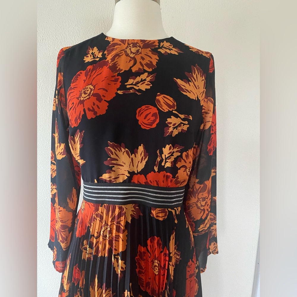 Topshop MIDI pleated dress